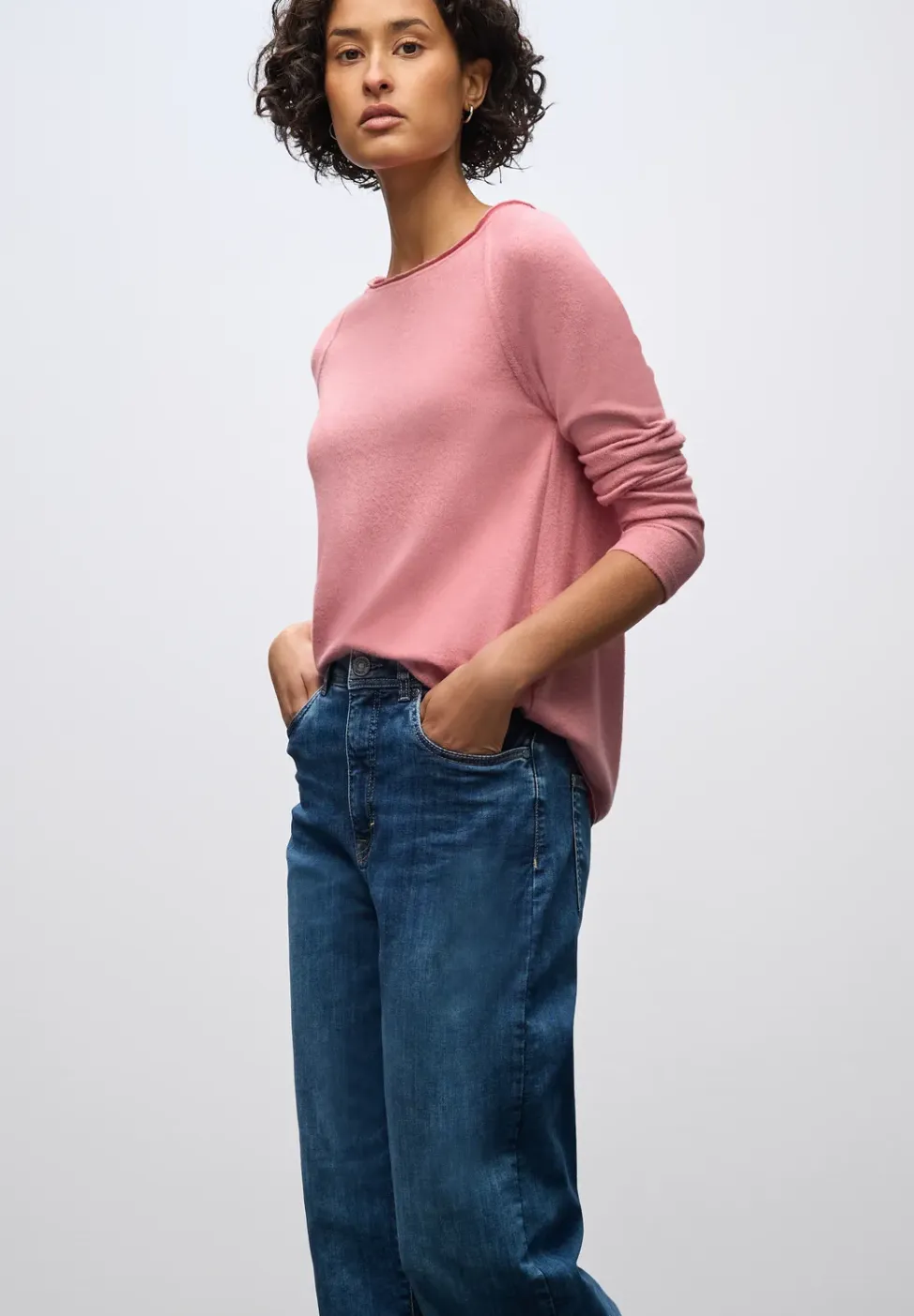 Zacht gemêleerd shirt