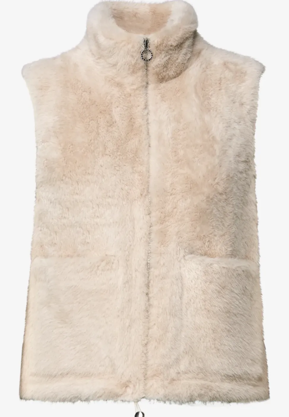 Zacht gilet in bontlook