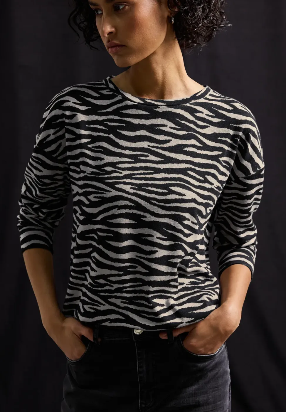 Zacht jacquard shirt