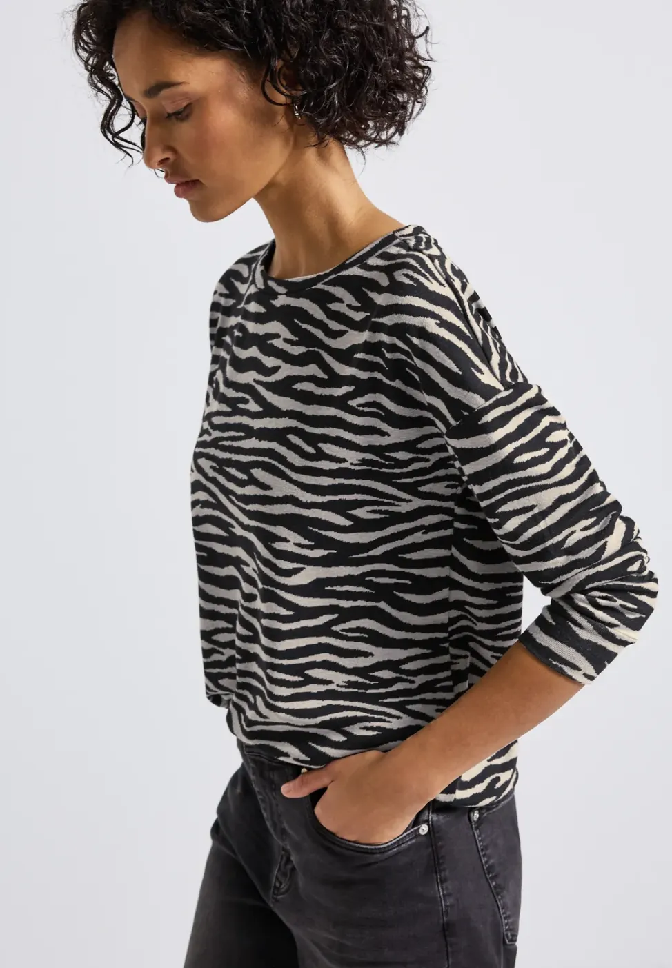 Zacht jacquard shirt