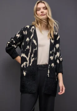 Zacht jacquard vest