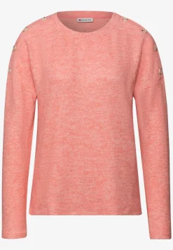 Zacht shirt met knopen