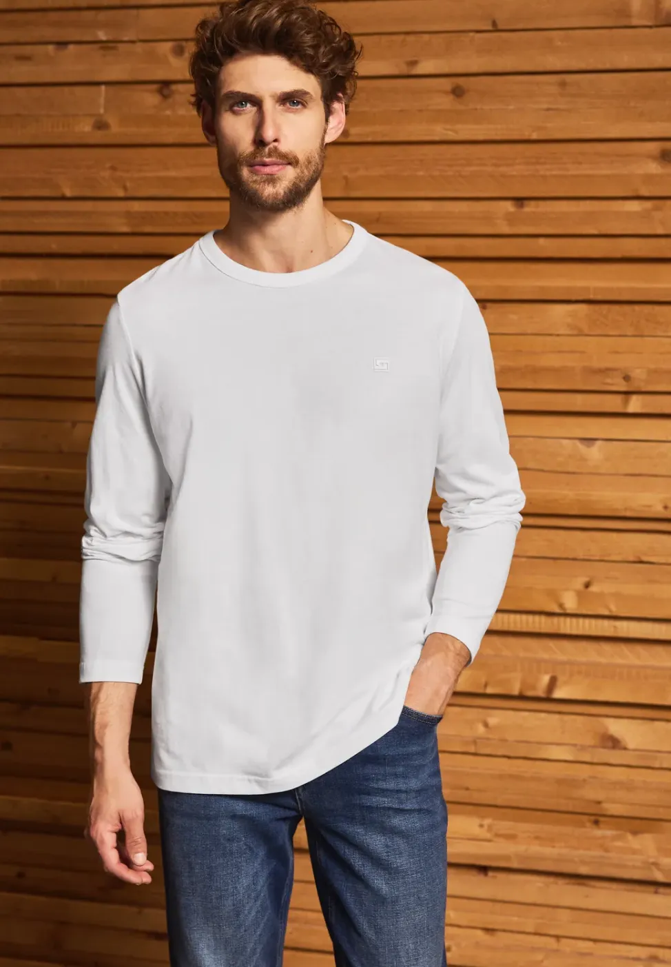 Zacht shirt met lange mouwen