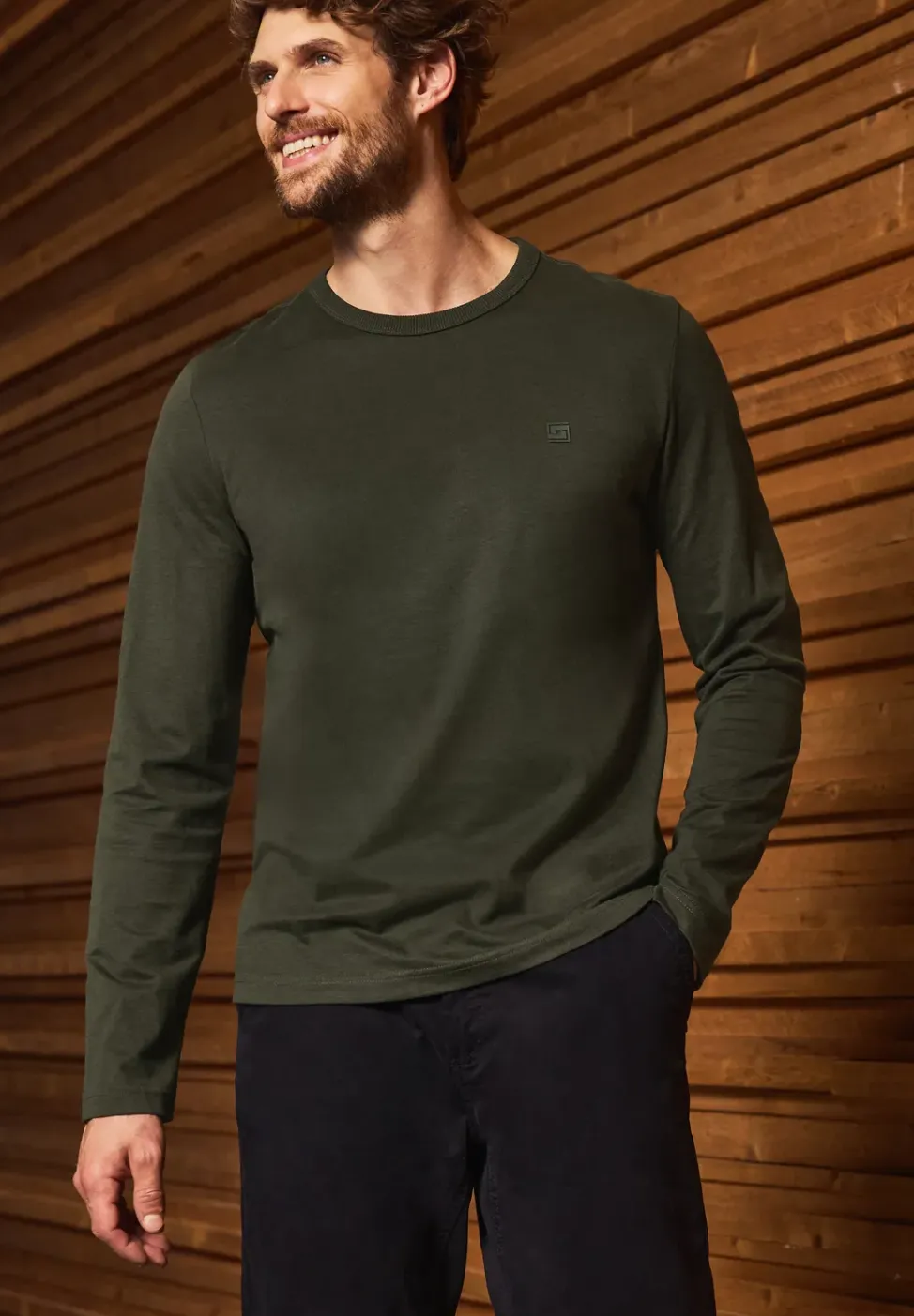 Zacht shirt met lange mouwen