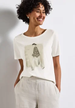 Zacht shirt met print
