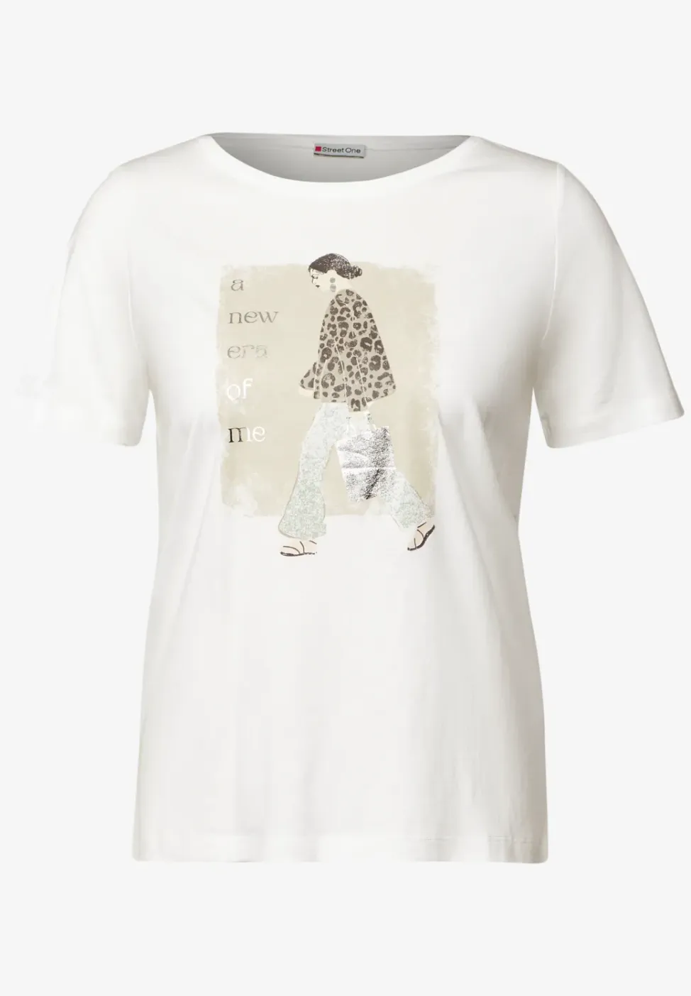 Zacht shirt met print