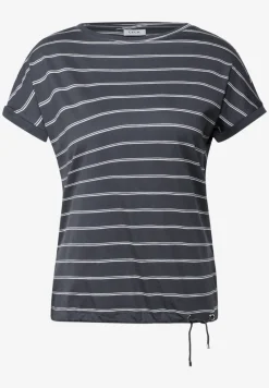Zacht shirt met strepen