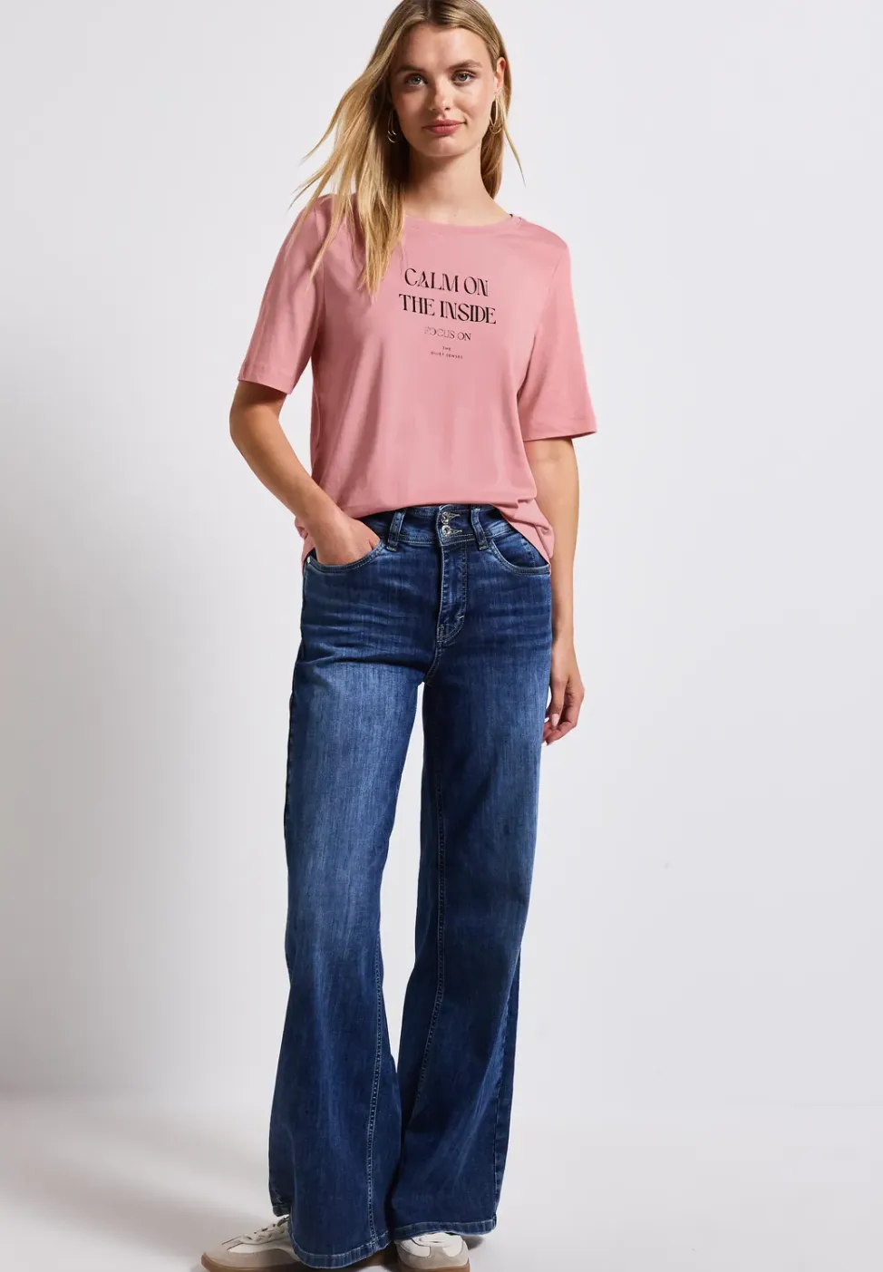 Zacht shirt met tekst
