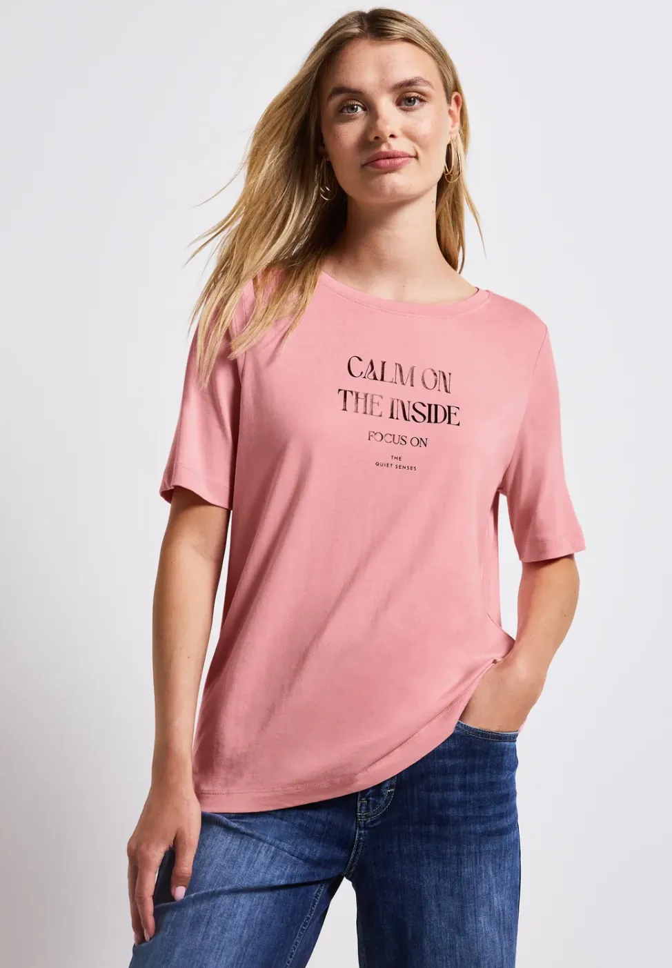 Zacht shirt met tekst