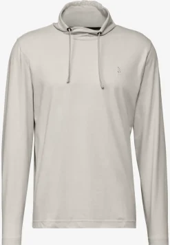 Zacht shirt met trechtervormige hals