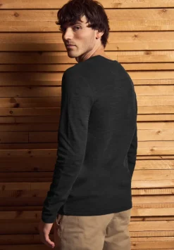 Zacht slub henley shirt