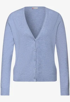 Zacht vest met V-hals