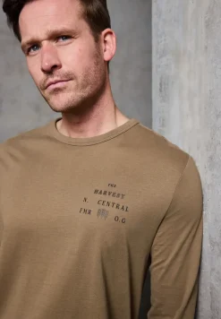 Zachte bewoording shirt met lange mouwen