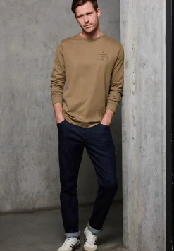 Zachte bewoording shirt met lange mouwen