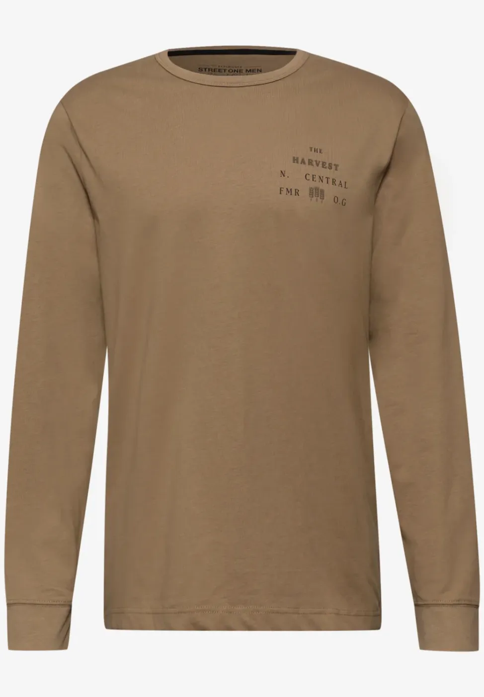 Zachte bewoording shirt met lange mouwen