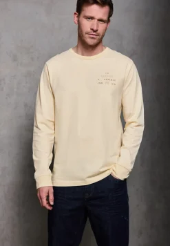 Zachte bewoording shirt met lange mouwen