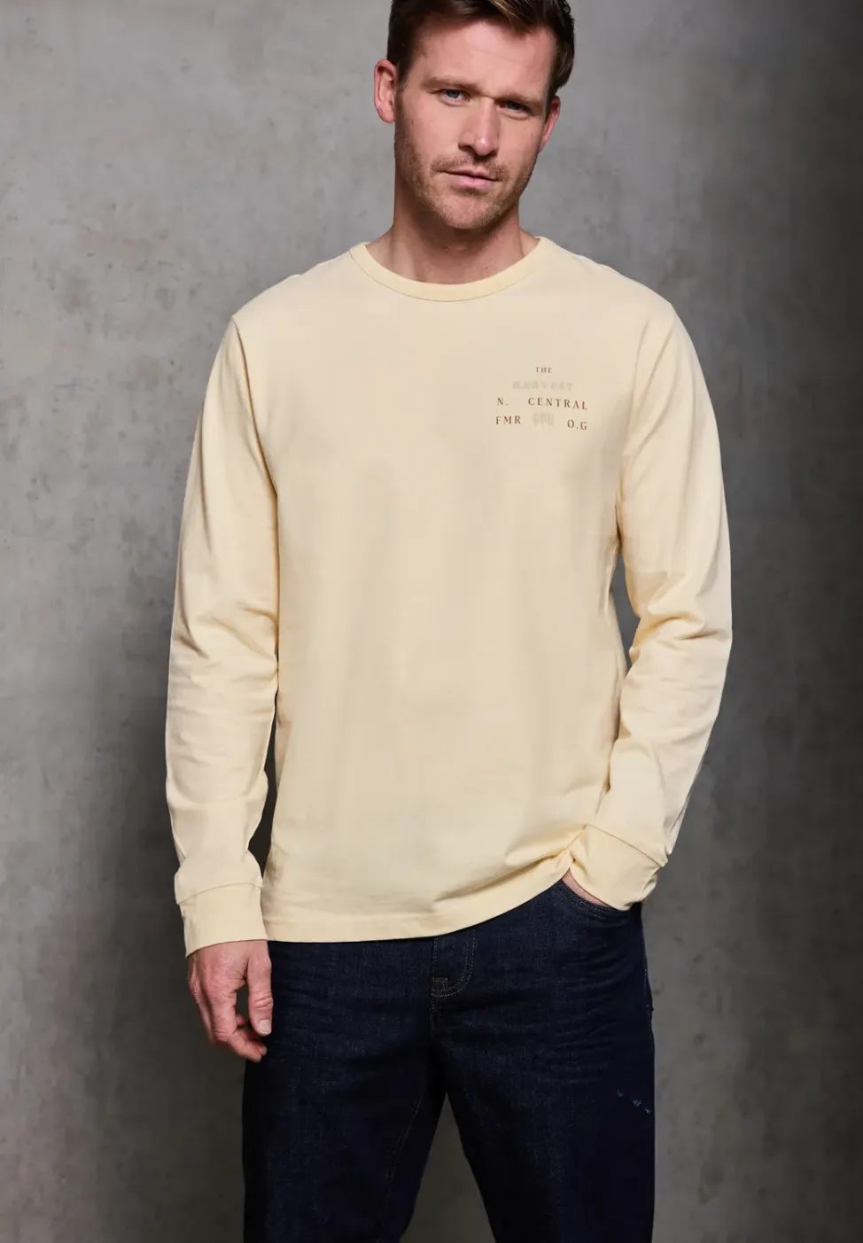 Zachte bewoording shirt met lange mouwen