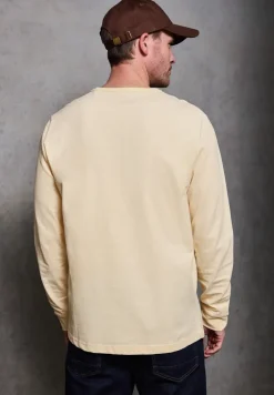 Zachte bewoording shirt met lange mouwen