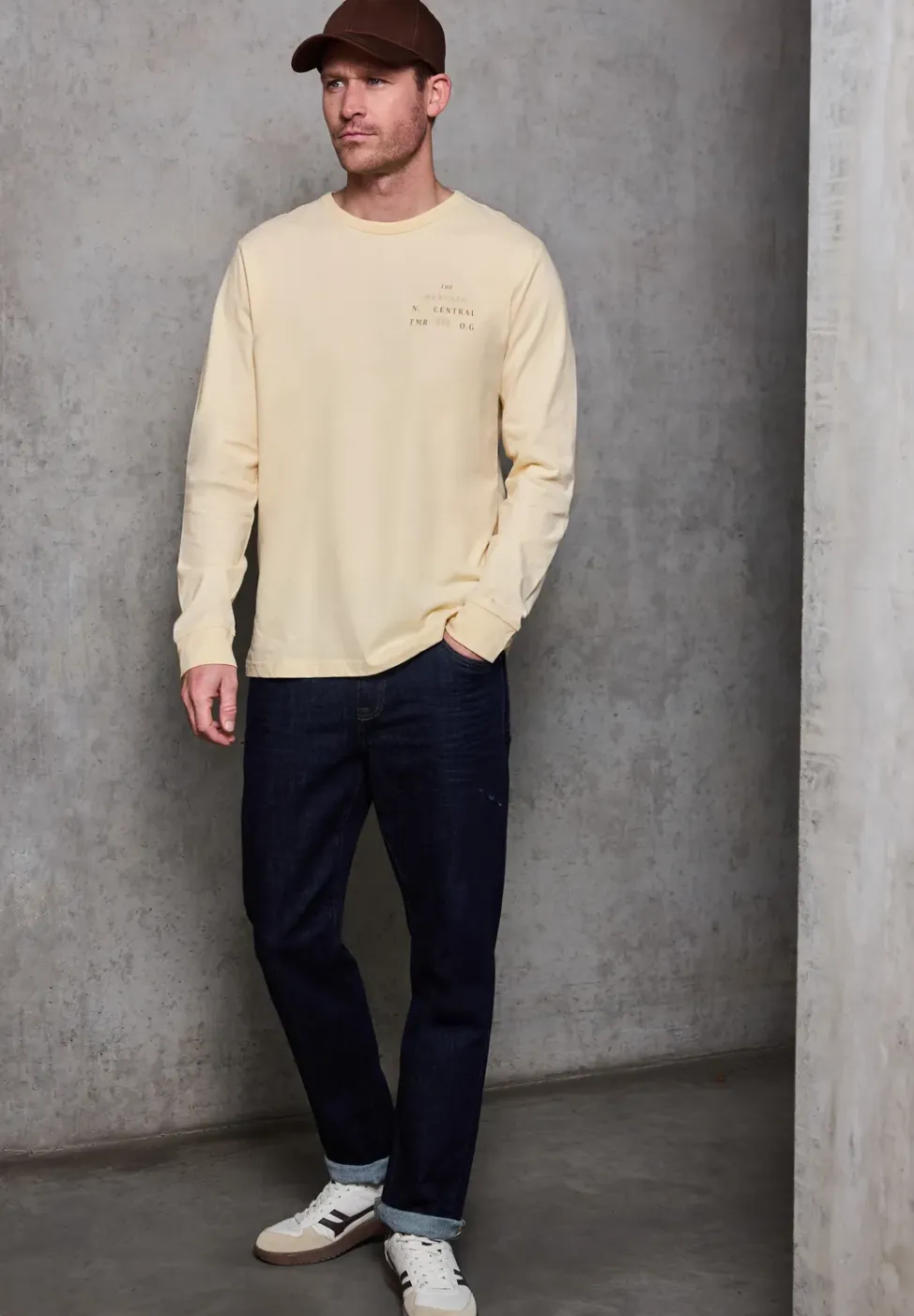 Zachte bewoording shirt met lange mouwen