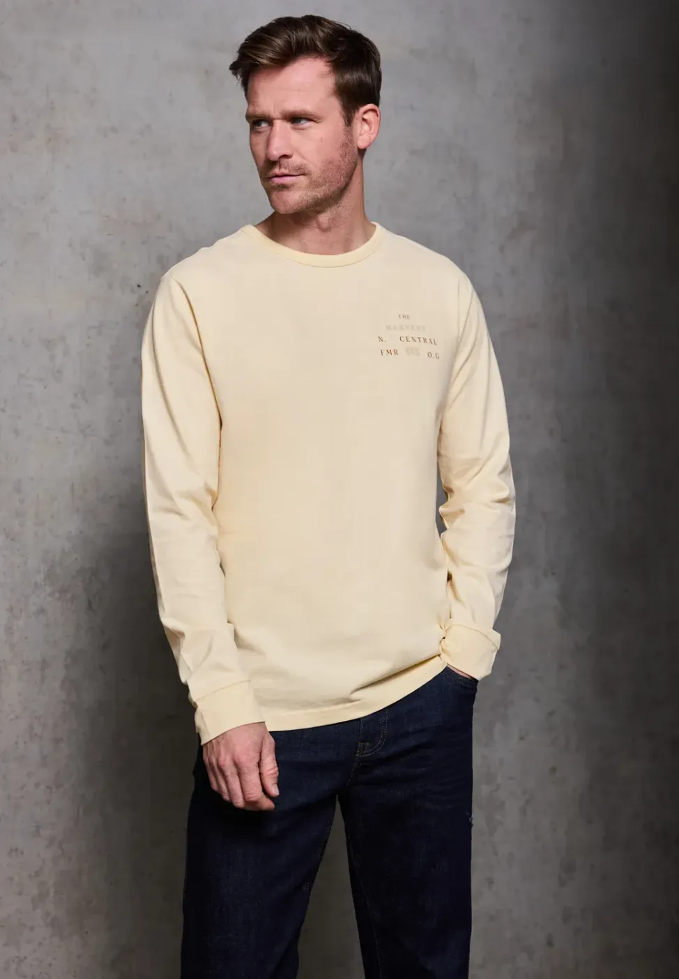Zachte bewoording shirt met lange mouwen