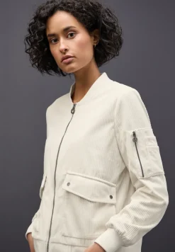 Zachte corduroy blouson