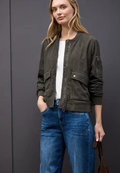 Zachte corduroy blouson
