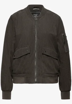 Zachte corduroy blouson