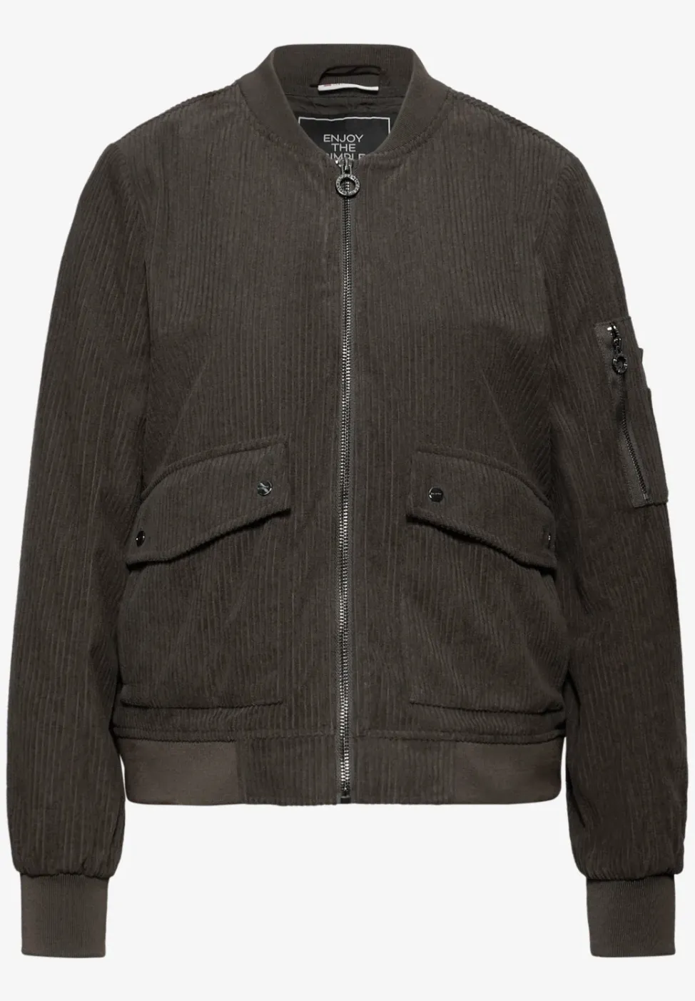 Zachte corduroy blouson