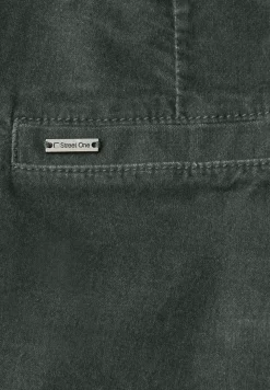 Zachte fluwelen chino