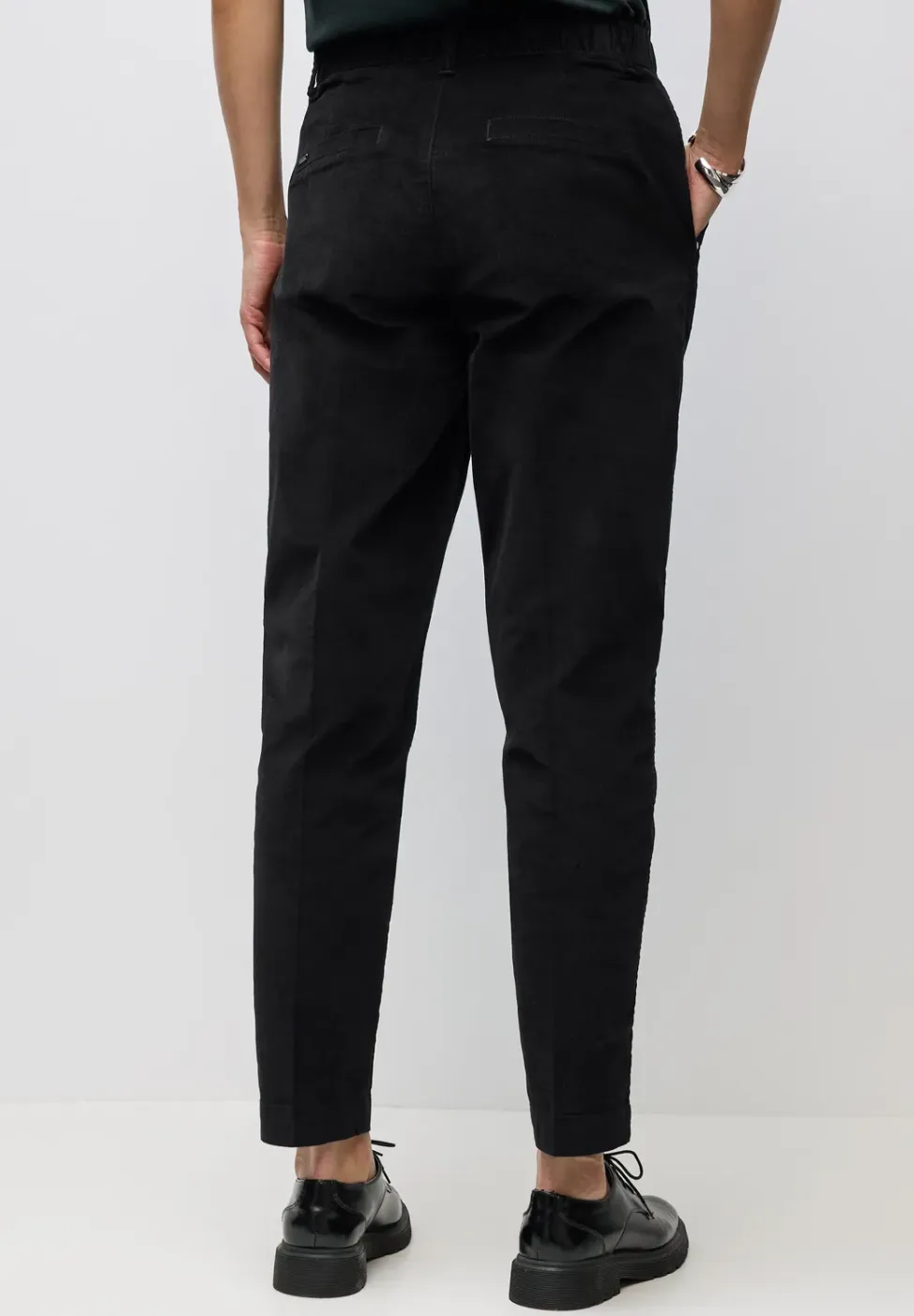 Zachte fluwelen chino