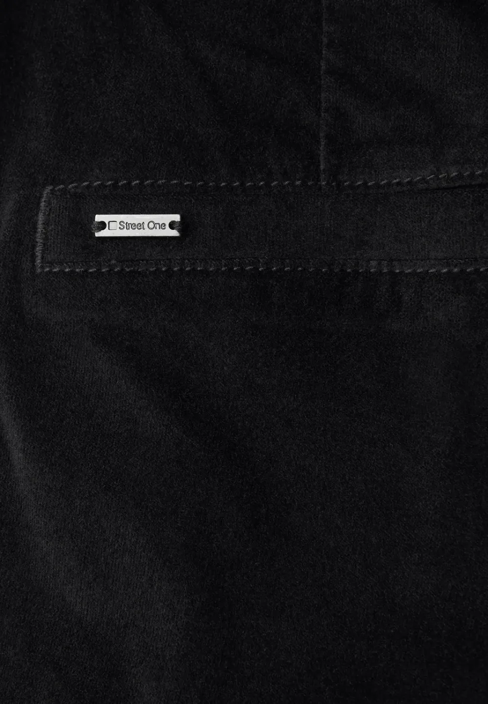 Zachte fluwelen chino