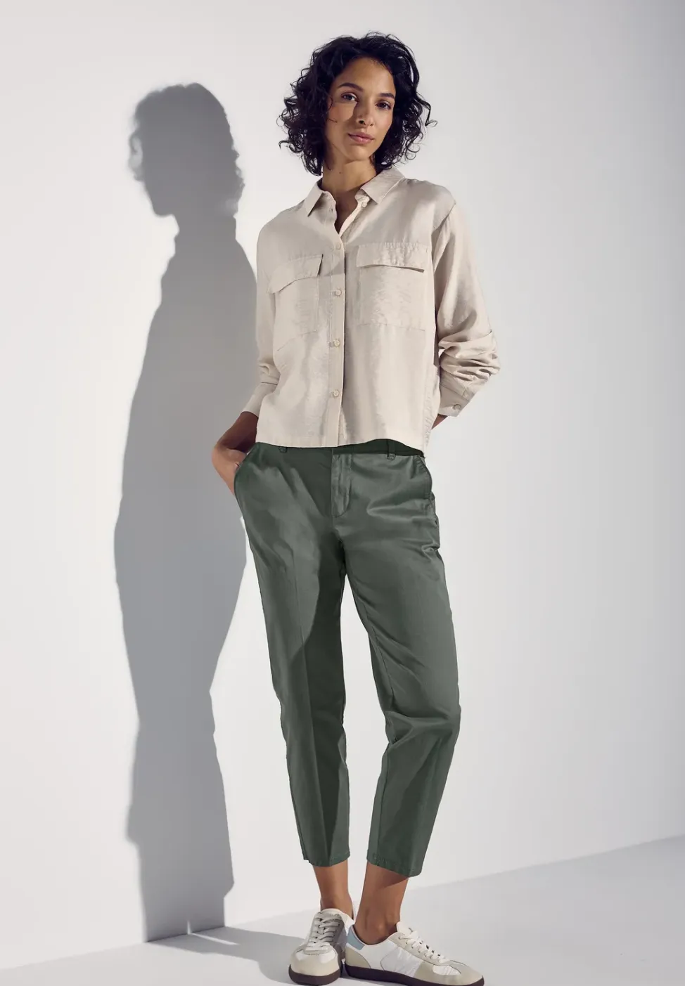 Zachte keperstof chino