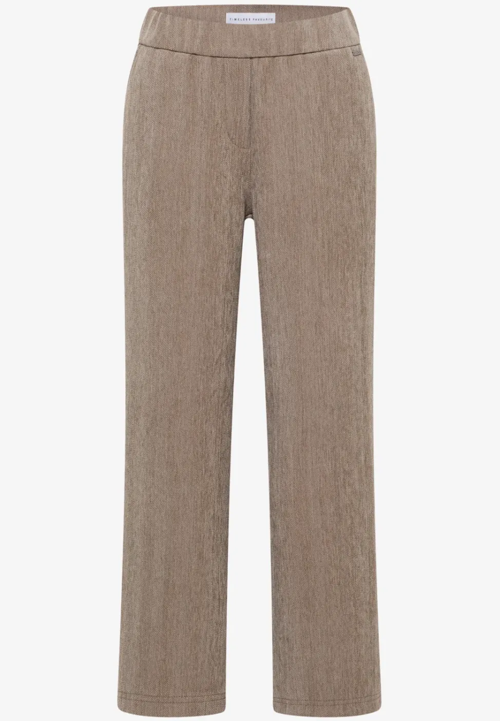 Zachte chenille broek Wide Legs