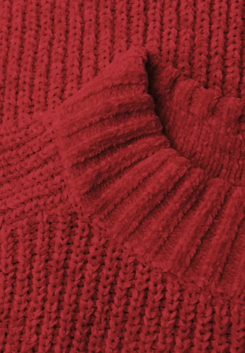 Zachte chenille trui