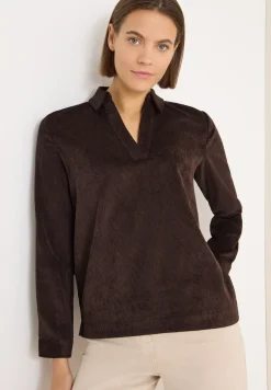 Zachte corduroy blouse