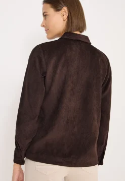 Zachte corduroy blouse