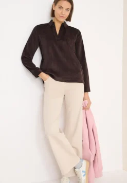 Zachte corduroy blouse