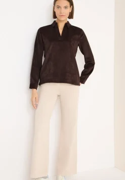 Zachte corduroy blouse