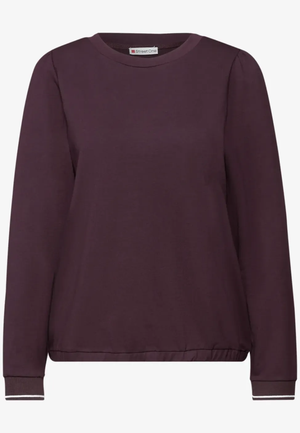 Zacht Shirt met geribde details