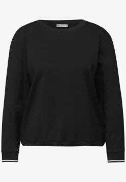 Zacht Shirt met geribde details