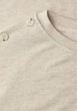 Zacht shirt met knopen