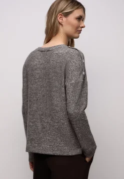 Zacht shirt met knopen