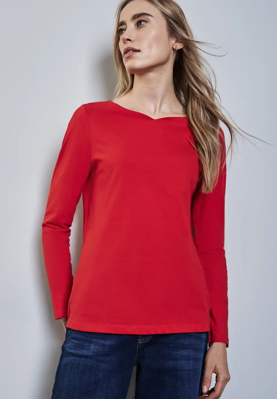 Zacht shirt met lange mouwen