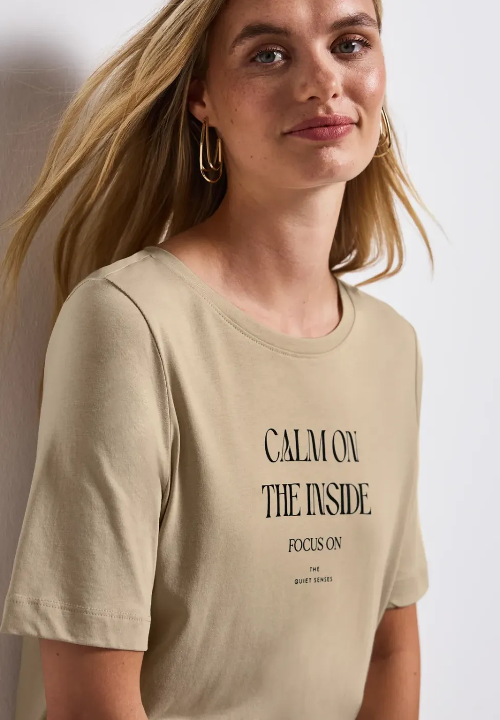 Zacht shirt met tekst