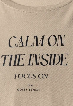 Zacht shirt met tekst