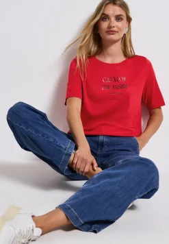 Zacht shirt met tekst