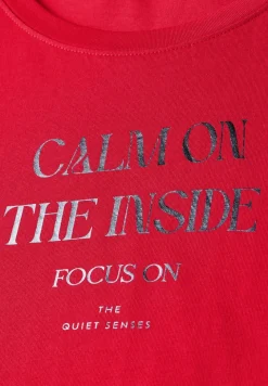 Zacht shirt met tekst
