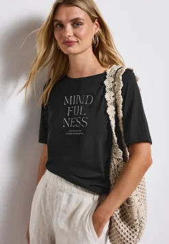 Zacht shirt met tekst