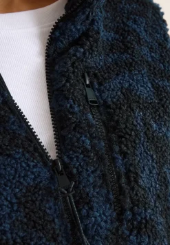 Zebra jacquard fleecejack