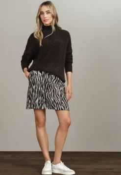 Zebra jacquard rok